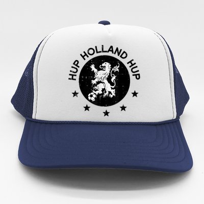 Hup Holland Netherlands Orange Soccer Trucker Hat