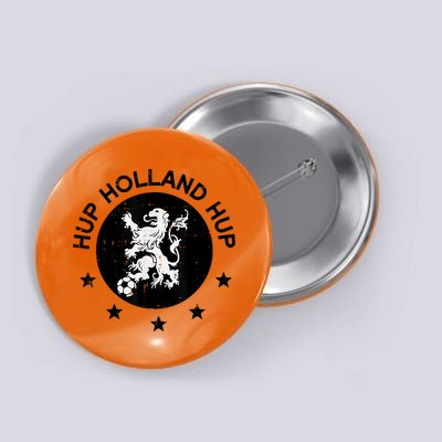Hup Holland Netherlands Orange Soccer Button