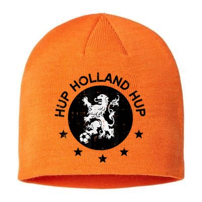 Hup Holland Netherlands Orange Soccer Sustainable Beanie