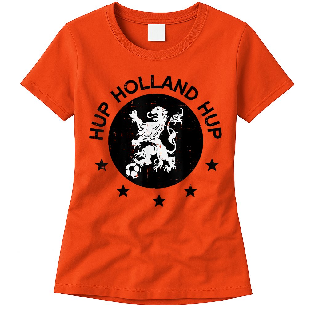 Hup Holland Netherlands Orange Soccer Womens T-Shirt