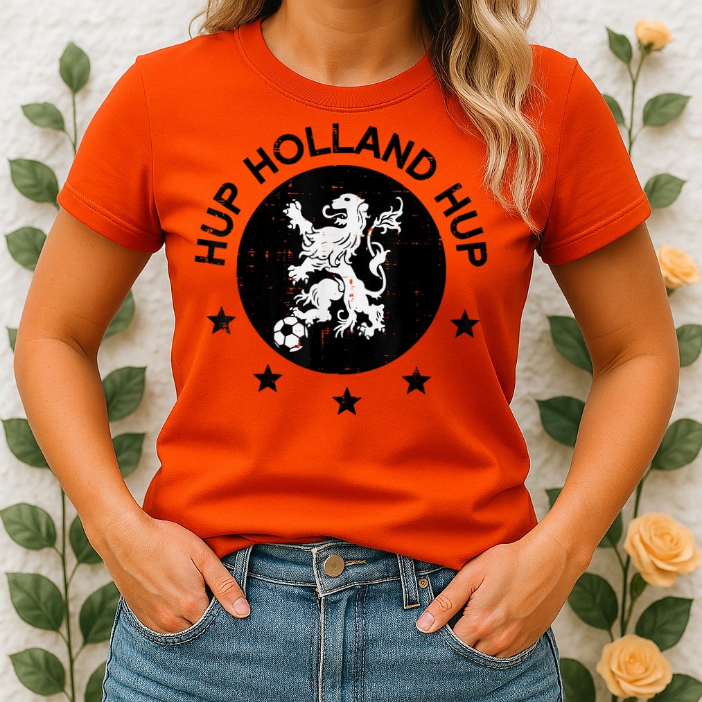 Hup Holland Netherlands Orange Soccer Womens T-Shirt