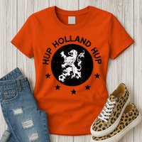 Hup Holland Netherlands Orange Soccer Womens T-Shirt