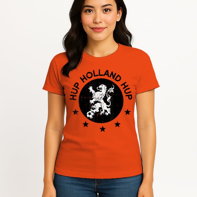 Hup Holland Netherlands Orange Soccer Womens T-Shirt