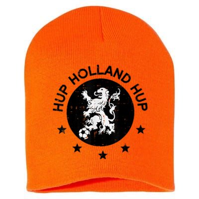 Hup Holland Netherlands Orange Soccer Short Acrylic Beanie