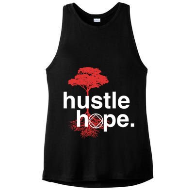 Hustle Hope Na Symbol Narcotics Anonymous Na Aa Gift Gift Ladies PosiCharge Tri-Blend Wicking Tank