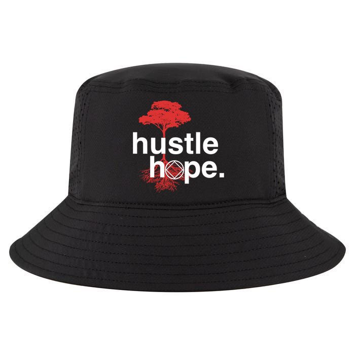 Hustle Hope Na Symbol Narcotics Anonymous Na Aa Gift Gift Cool Comfort Performance Bucket Hat