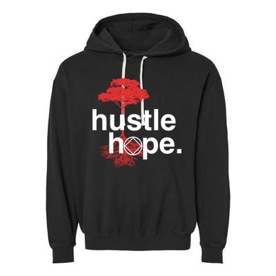 Hustle Hope Na Symbol Narcotics Anonymous Na Aa Gift Gift Garment-Dyed Fleece Hoodie