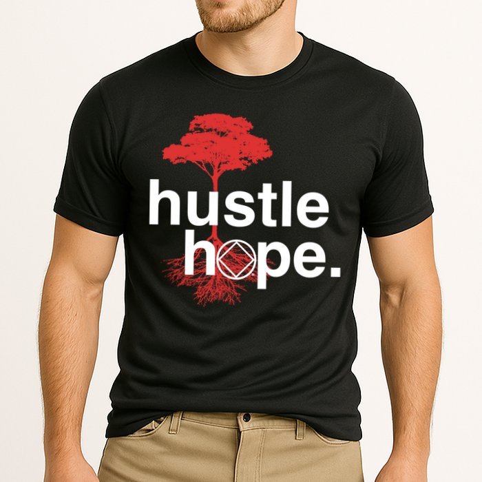Hustle Hope Na Symbol Narcotics Anonymous Na Aa Gift Gift Performance Shirt