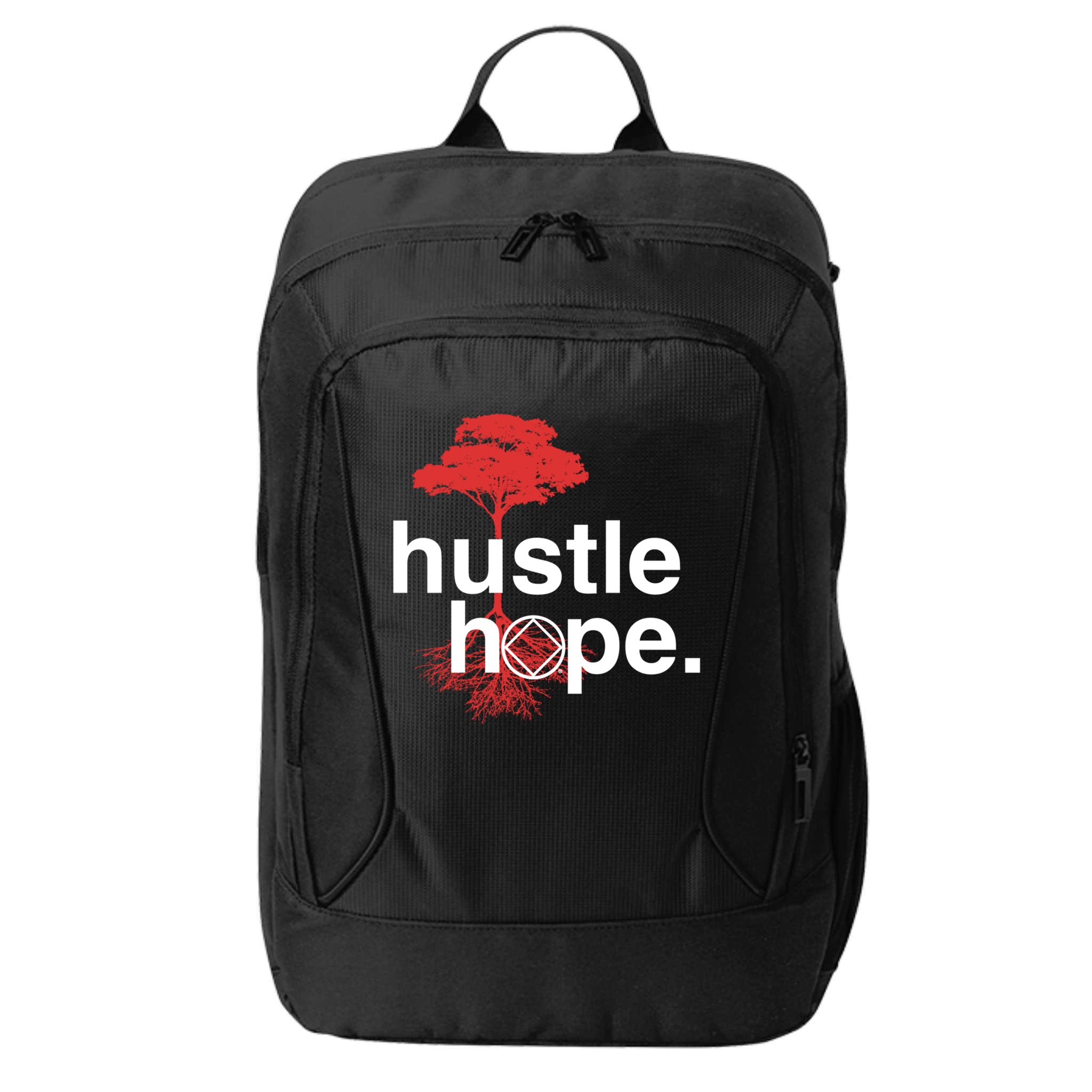 Hustle Hope Na Symbol Narcotics Anonymous Na Aa Gift Gift City Backpack