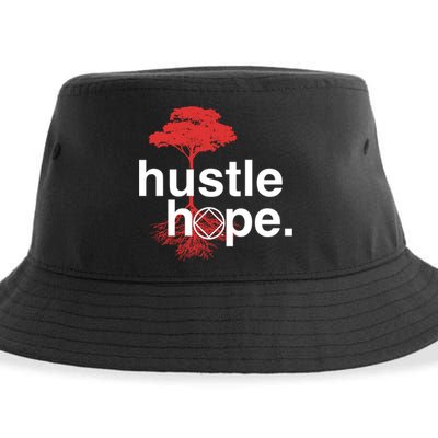 Hustle Hope Na Symbol Narcotics Anonymous Na Aa Gift Gift Sustainable Bucket Hat