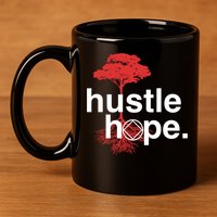 Hustle Hope Na Symbol Narcotics Anonymous Na Aa Gift Gift 11oz C Handle Ceramic Mug