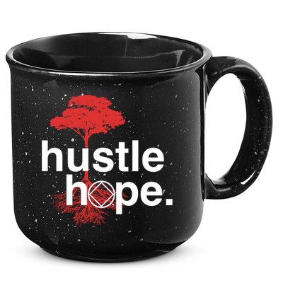 Hustle Hope Na Symbol Narcotics Anonymous Na Aa Gift Gift 15oz Campfire Ceramic Mug