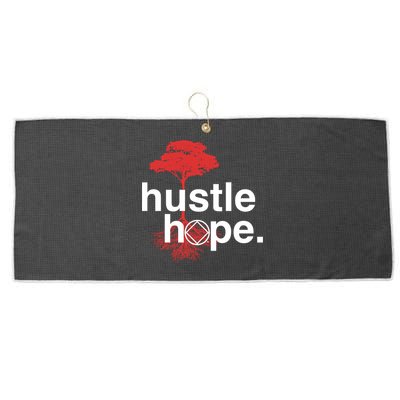 Hustle Hope Na Symbol Narcotics Anonymous Na Aa Gift Gift Large Microfiber Waffle Golf Towel