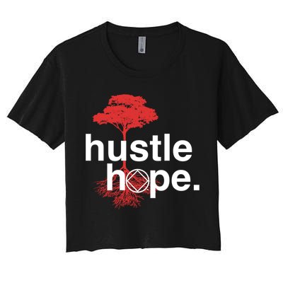 Hustle Hope Na Symbol Narcotics Anonymous Na Aa Gift Gift Crop Top
