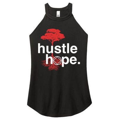 Hustle Hope Na Symbol Narcotics Anonymous Na Aa Gift Gift Women's Perfect Tri Rocker Tank