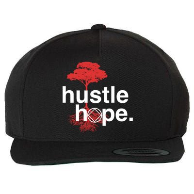 Hustle Hope Na Symbol Narcotics Anonymous Na Aa Gift Gift Wool Snapback Cap