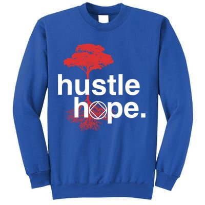 Hustle Hope Na Symbol Narcotics Anonymous Na Aa Gift Gift Sweatshirt