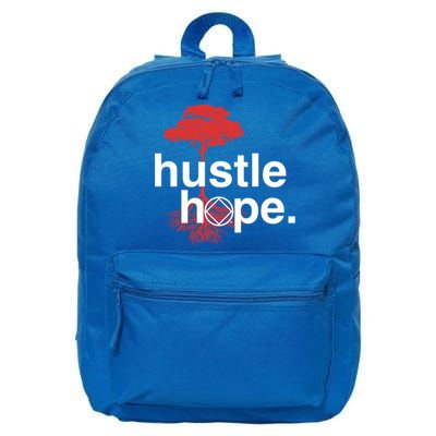 Hustle Hope Na Symbol Narcotics Anonymous Na Aa Gift Gift 16 in Basic Backpack