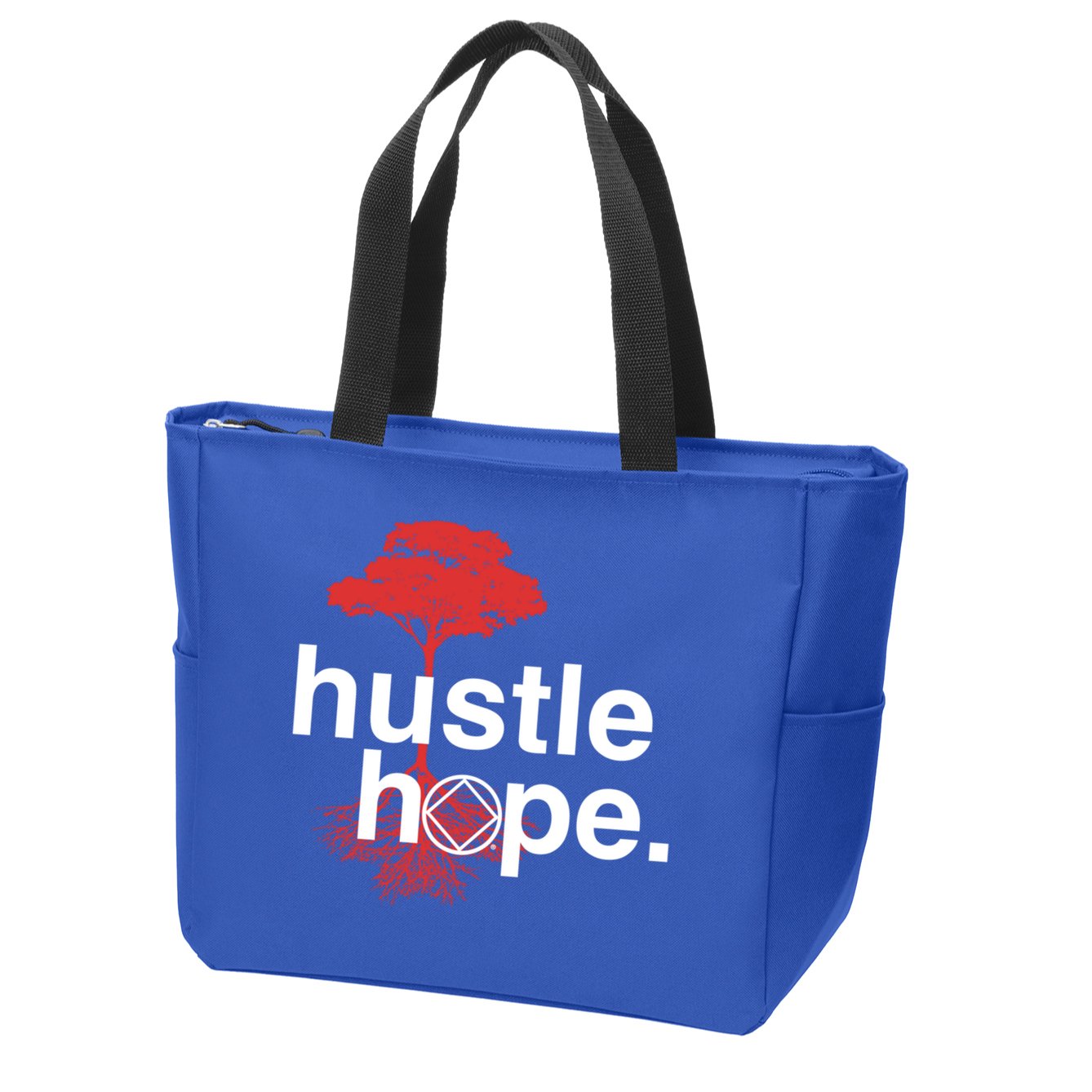 Hustle Hope Na Symbol Narcotics Anonymous Na Aa Gift Gift Zip Tote Bag
