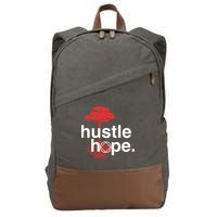 Hustle Hope Na Symbol Narcotics Anonymous Na Aa Gift Gift Cotton Canvas Backpack