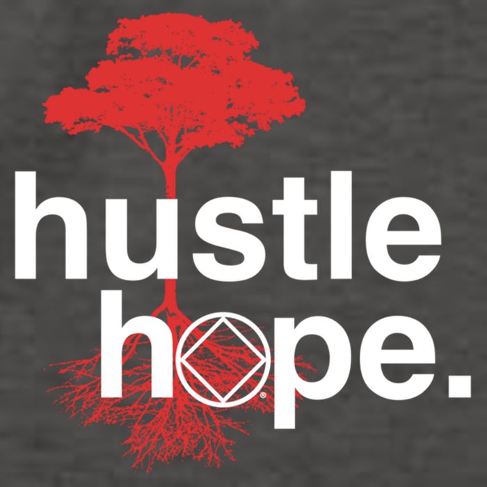Hustle Hope Na Symbol Narcotics Anonymous Na Aa Gift Gift Vector Backpack
