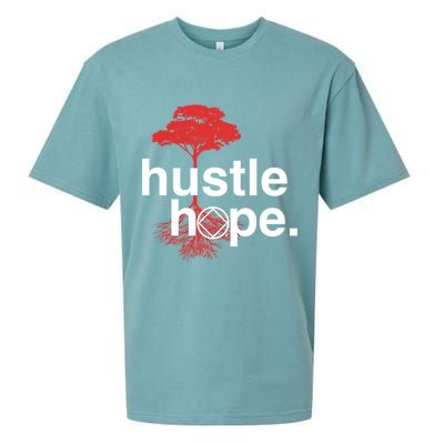 Hustle Hope Na Symbol Narcotics Anonymous Na Aa Gift Gift Sueded Cloud Jersey T-Shirt