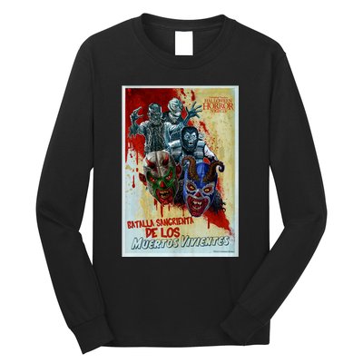 Halloween Horror Nights Luchadores Monstruosos Long Sleeve Shirt