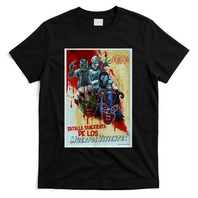 Halloween Horror Nights Luchadores Monstruosos T-Shirt