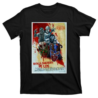 Halloween Horror Nights Luchadores Monstruosos T-Shirt