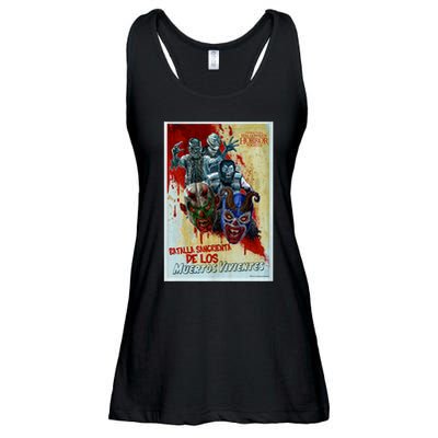 Halloween Horror Nights Luchadores Monstruosos Ladies Essential Flowy Tank