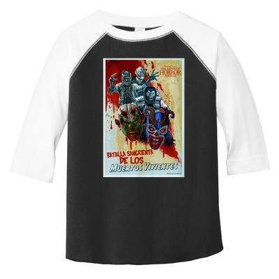 Halloween Horror Nights Luchadores Monstruosos Toddler Fine Jersey T-Shirt