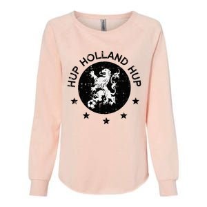 Hup Holland Netherlands Orange Soccer Womens California Wash Sweatshirt