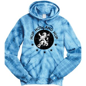 Hup Holland Netherlands Orange Soccer Tie Dye Hoodie