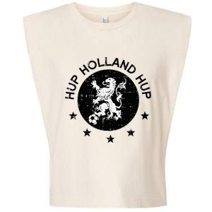 Hup Holland Netherlands Orange Soccer Garment-Dyed Women's Muscle Tee