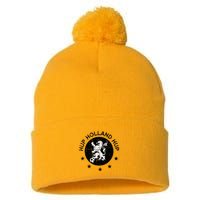 Hup Holland Netherlands Orange Soccer Pom Pom 12in Knit Beanie
