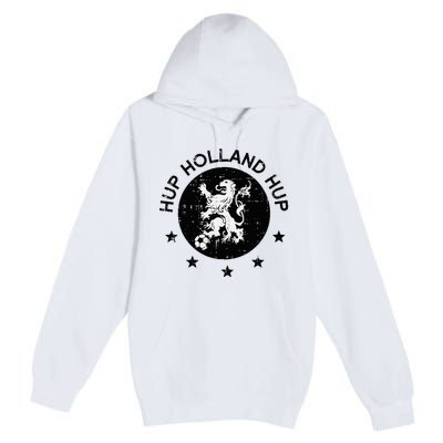 Hup Holland Netherlands Orange Soccer Premium Pullover Hoodie