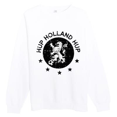 Hup Holland Netherlands Orange Soccer Premium Crewneck Sweatshirt