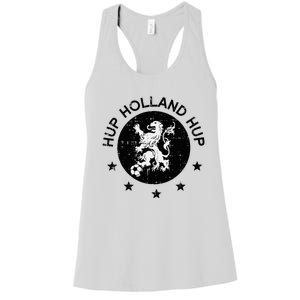 Hup Holland Netherlands Orange Soccer Women's Racerback Tank