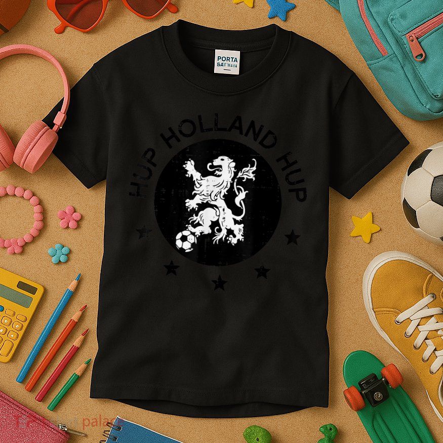 Hup Holland Netherlands Orange Soccer    Boys Kids T-Shirt