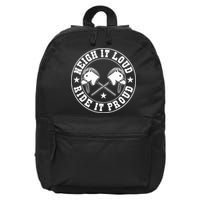 Hobby Horse Neigh It Loud Ride It Proud Hobby Horsing 16 in Basic Backpack