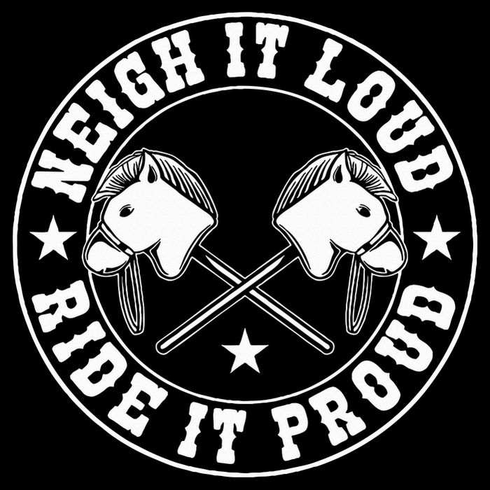 Hobby Horse Neigh It Loud Ride It Proud Hobby Horsing 16 in Basic Backpack