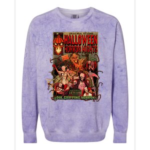 Halloween Horror Nights Hhn The Pumpkin Lord Comic Colorblast Crewneck Sweatshirt