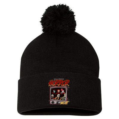 Halloween Horror Nights Movie Characters Halloween Scary Movies= Pom Pom 12in Knit Beanie