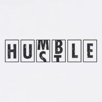 Humble Hustle Odometer Style Graphic Design Button