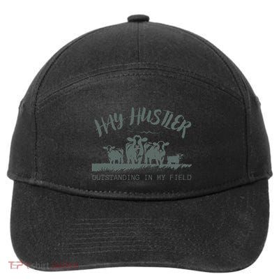 Hay Hustler Outstanding In My Field 7-Panel Snapback Hat