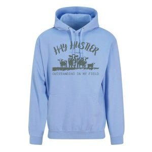 Hay Hustler Outstanding In My Field Unisex Surf Hoodie