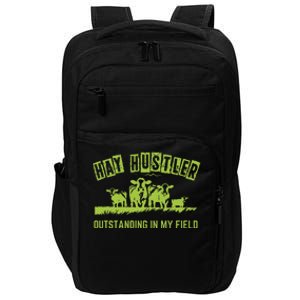 Hay Hustler Outstanding In My Field Impact Tech Backpack