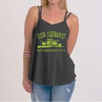 Hay Hustler Outstanding In My Field Women's Strappy Tank