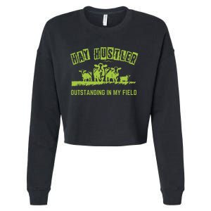 Hay Hustler Outstanding In My Field Cropped Pullover Crew