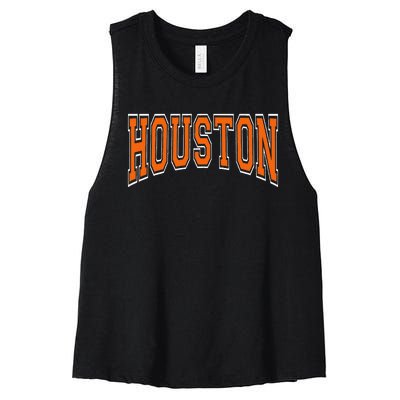 Houston Women's Racerback Cropped Tank